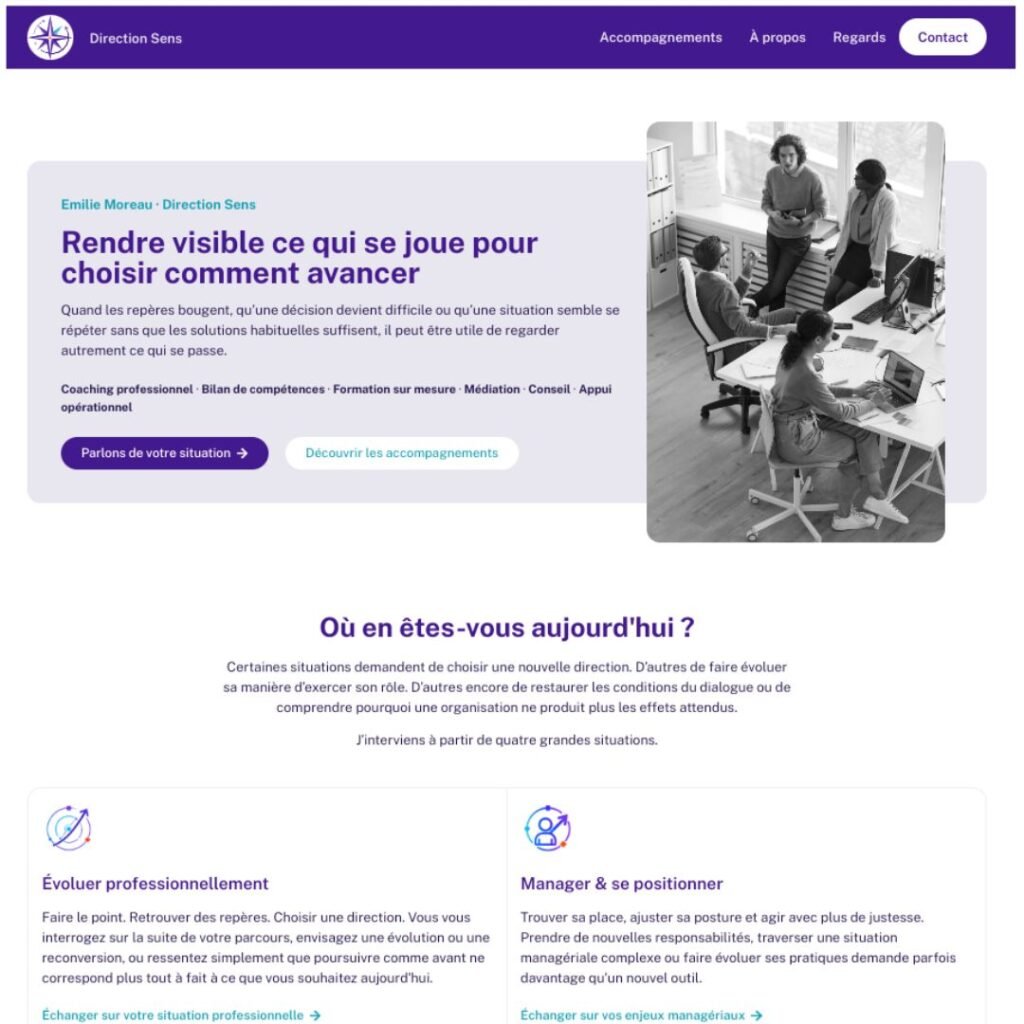 gestion de projet Web - coaching d'entreprise